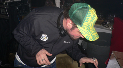 Bill McMullen selecting the grooves!
