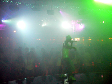 An M.C. takes the stage...