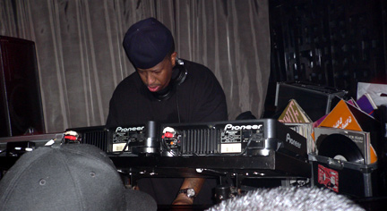 D.J. Premier on the wheels