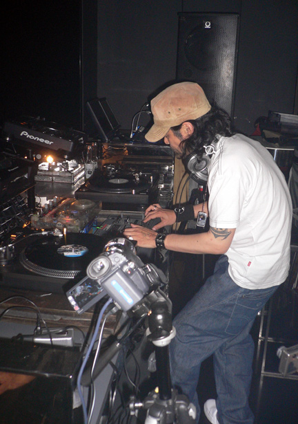 D.J. Krush on the wheels!