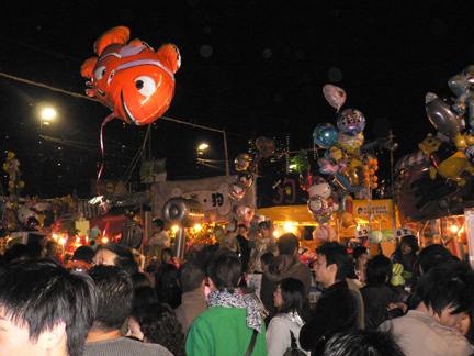 Flying fish amidst the throngs