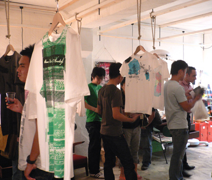 More shirts on display