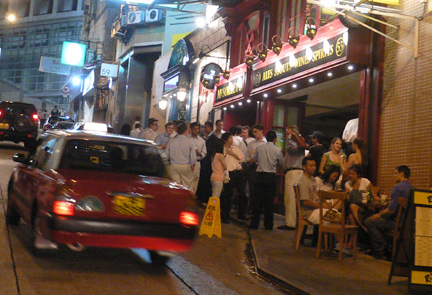 Practically interupting traffic!