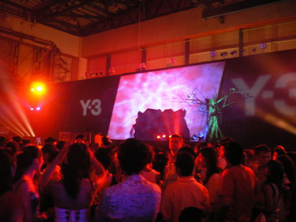 First entering, the view of the stage