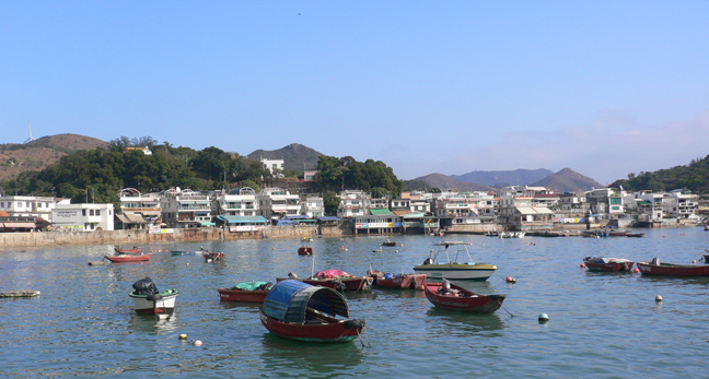 View from the arriving ferry