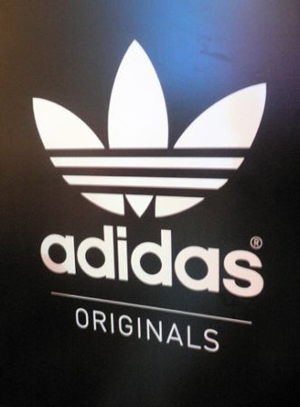 Logo Design Video on The Adidas Logo Was Smartly Positioned Throughout The Space  Key