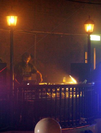 Falcon DJing