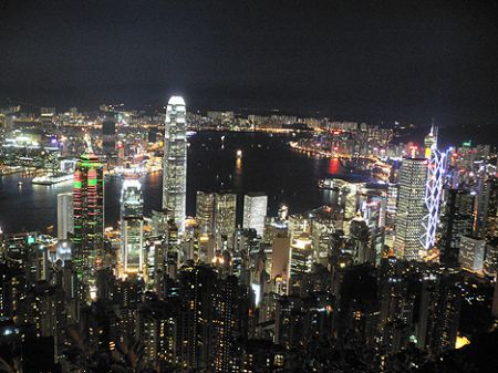 Hong Kong Peak night
