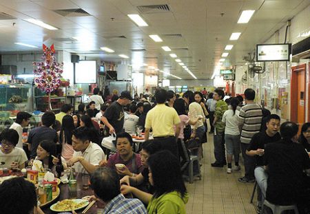 Hong Kong market restaurant