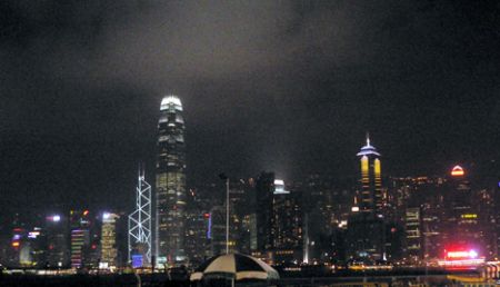Hong Kong skyline LV Viutto