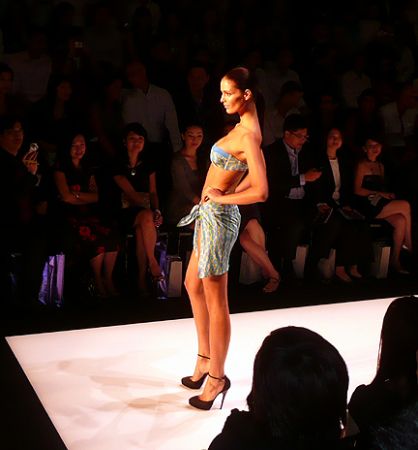 La Perla fashion show Hong