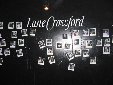 LaneCrawford Polaroid Wall2
