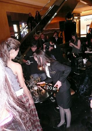 Moet gold bottle Macau