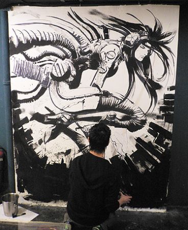 Pat Lee comic art HK