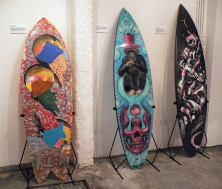 Quicksilver surf board art