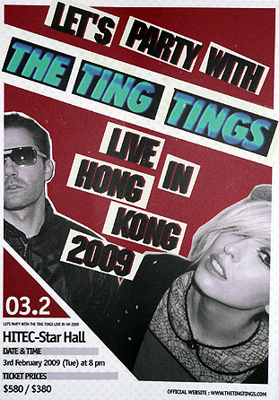 Ting Tings Hong Kong