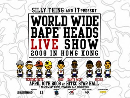 bape heads concert hong