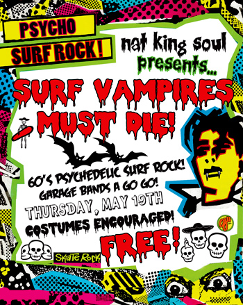 surf rock vampires must die FLY