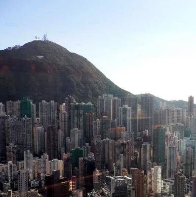 Looking out towards Victoria Peak