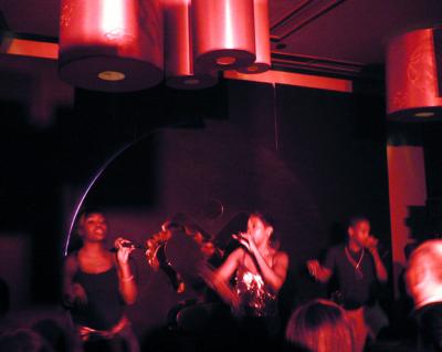 R&B group performing at Dragon-I