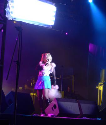 Princess Superstar performing