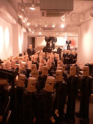 The day before the exhibition...