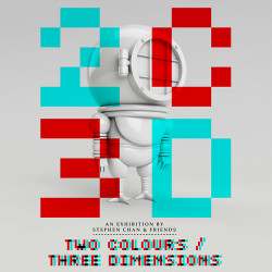 Stephen Chan curates the art exhibit 2c3d