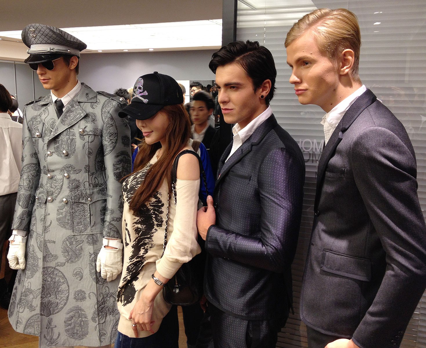 thom browne hong kong joyce store shop hk collection gaile model china