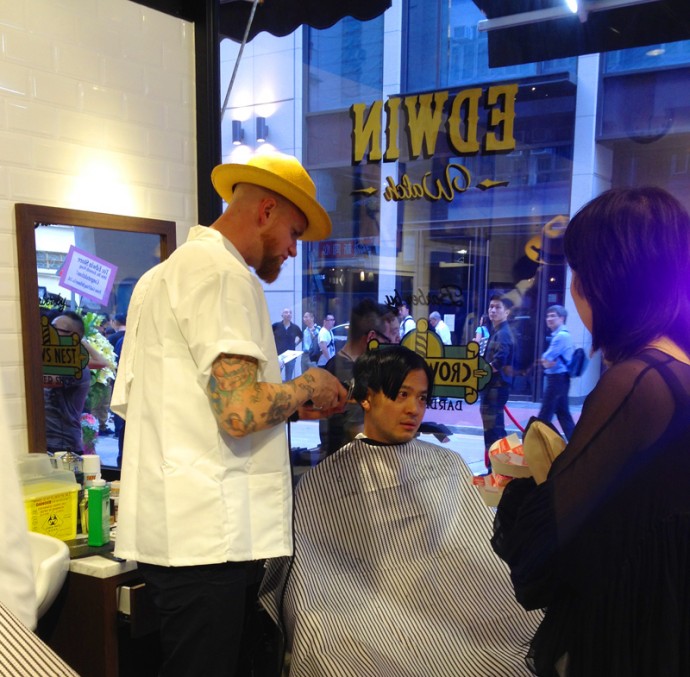 Edwin Watch x Crows Nest Barber shop! Hong Kong Hustle
